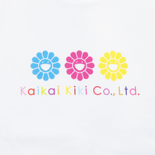 画像をギャラリービューアに読み込む, Triple Primary Flower T-shirt White (6月中旬頃より順次発送)