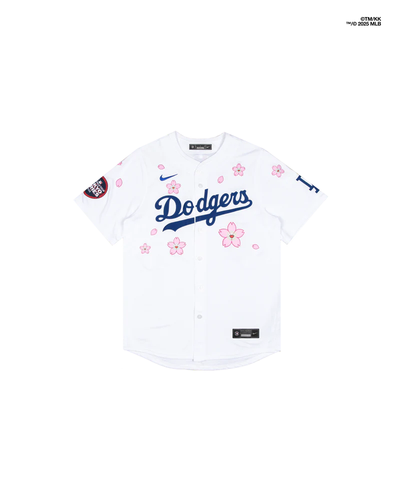 Takashi Murakami + MLB World Tour Tokyo Series 2025 Dodgers Tokyo Home Jersey (10月上旬頃より順次発送)