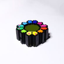 Load image into Gallery viewer, FLOWER GO WALK / Rainbow (Body Color: Black) Card set
