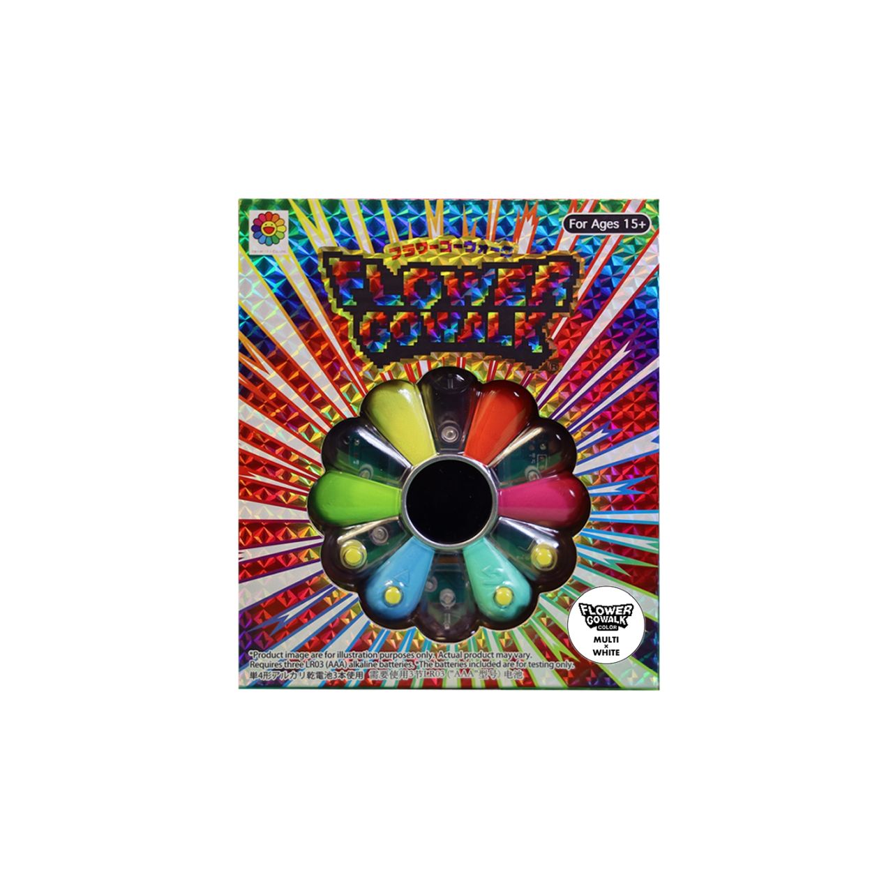 FLOWER GOMAKU マルチカラー FLOWER GOWALK COLOR MULTI×WHITE