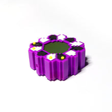 Load image into Gallery viewer, FLOWER GO WALK / Black x White (Body Color: Purple) Card set
