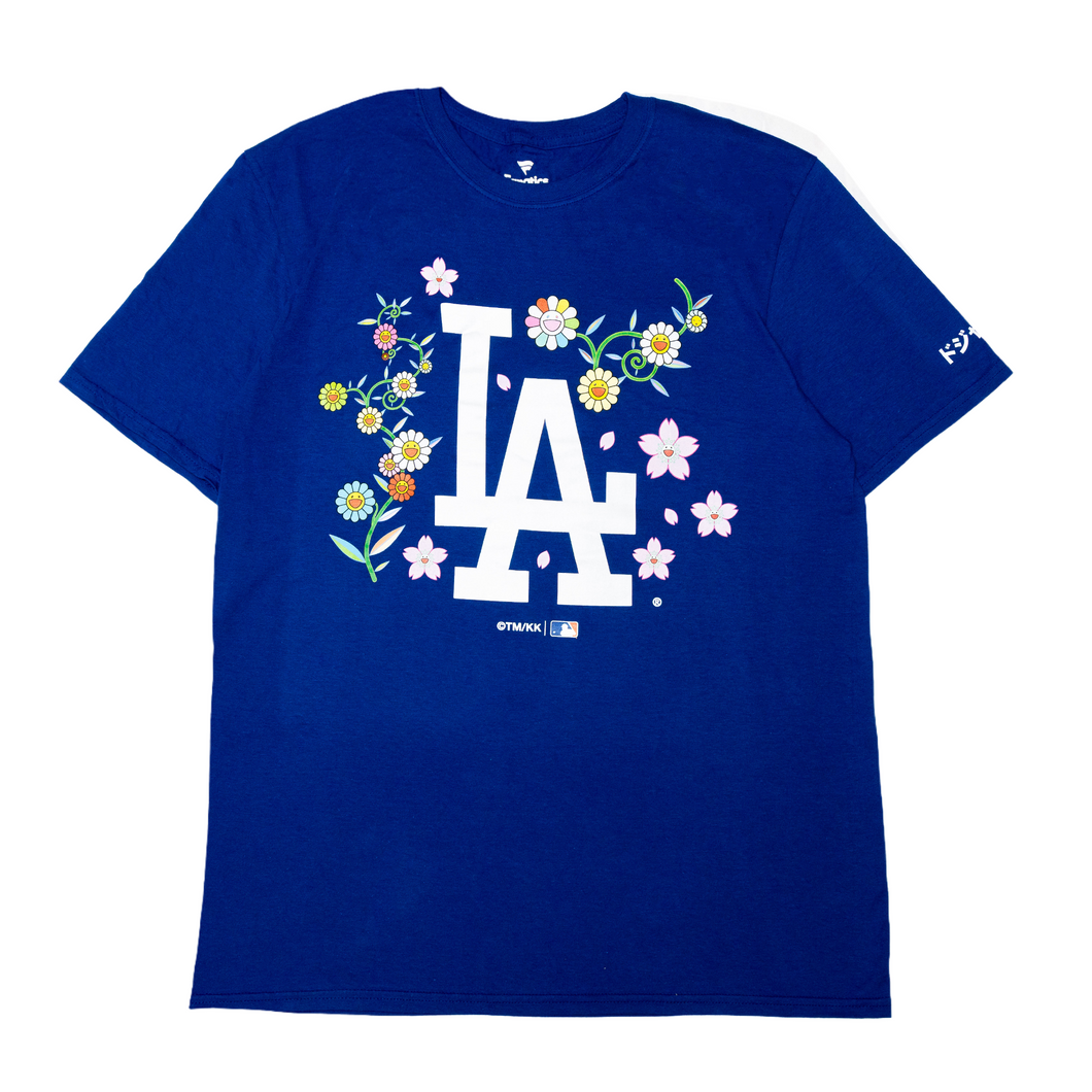 Takashi Murakami + MLB World Tour Tokyo Series 2025 Dodgers Tshirt Blue (10月上旬頃より順次発送)