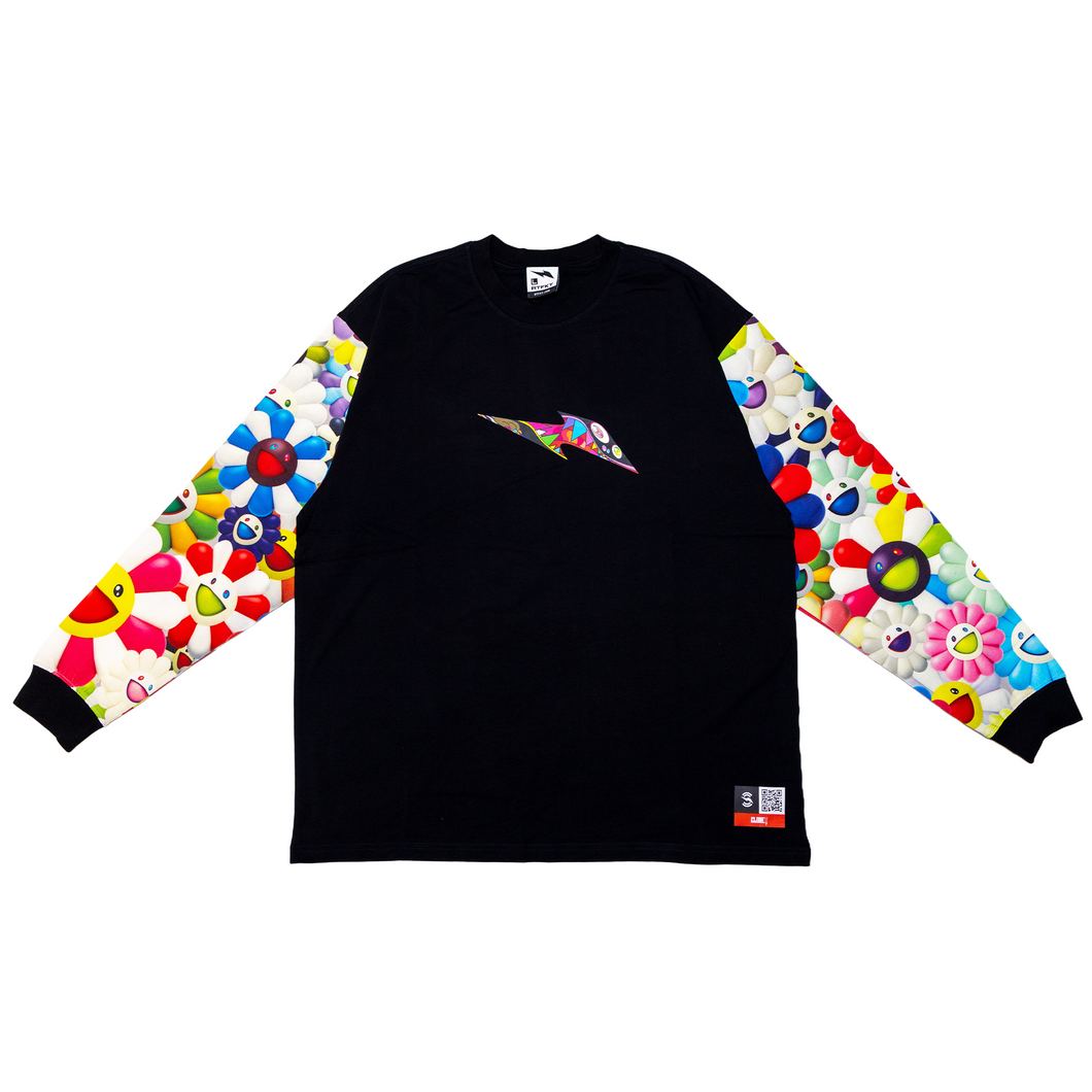 RTFKT×Murakami Drip LS Shirt V2 Black (10月下旬頃より順次