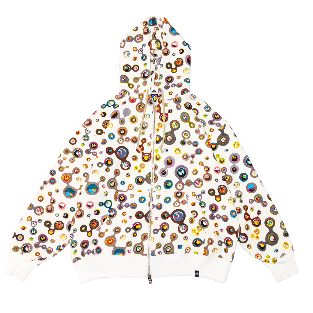 Jelly Fish Eyes Sweat Zip Hoodie (5月中旬頃より順次発送)