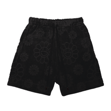 画像をギャラリービューアに読み込む, Flower Jacquard Pile Short Pants Black (2月上旬頃より順次発送)
